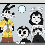 Episode-1: - Vacaciones en la isla Inkwell of Un recorrido por Inkwell, a Bendy And The Ink Machine and Cuphead fanfiction comic. Bendy y su familia llegan a la isla, pero... Tendrán algunos problemas