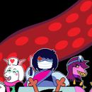 Kris performs surgery, a Deltarune fanfiction comic. When Rudy is diagnosed with a brain tumor, Kris, Susie and Ralsei make it their mission to enter the Dark World inside Rudy's body and fight his illness.